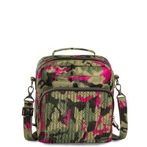 Lug Camo Ranger Orchid green/pink crossbody bag